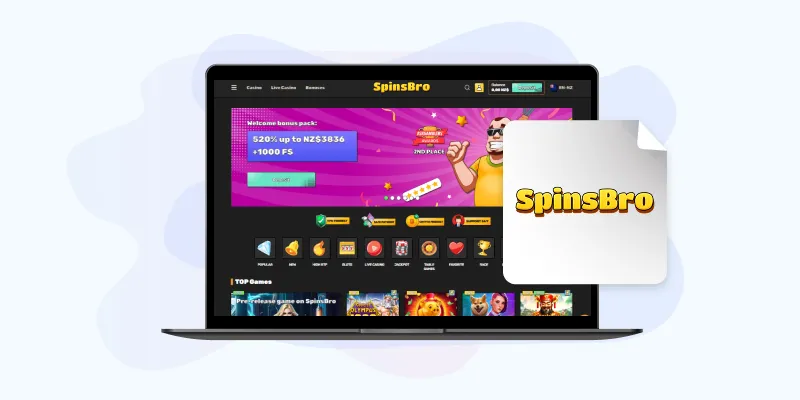 SpinsBro Casino with USDT