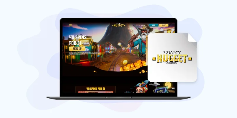 Deposit $1 Get 40 Free Spins at Lucky Nugget Casino in New Zealand