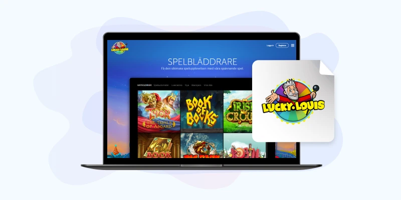 Njut av snabb PayPal-användning på Lucky Louis Casino