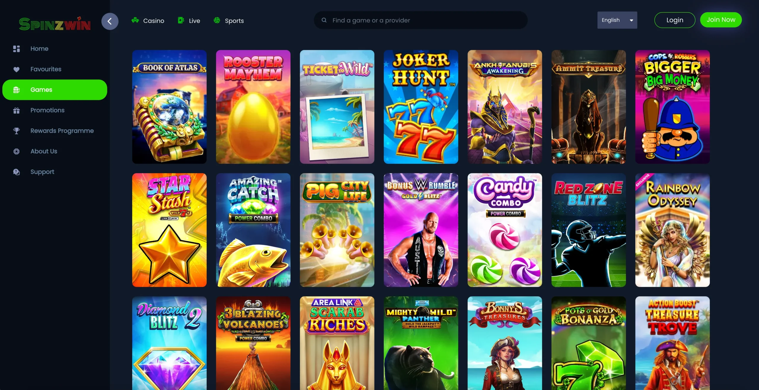 spinzwin casino games scaled